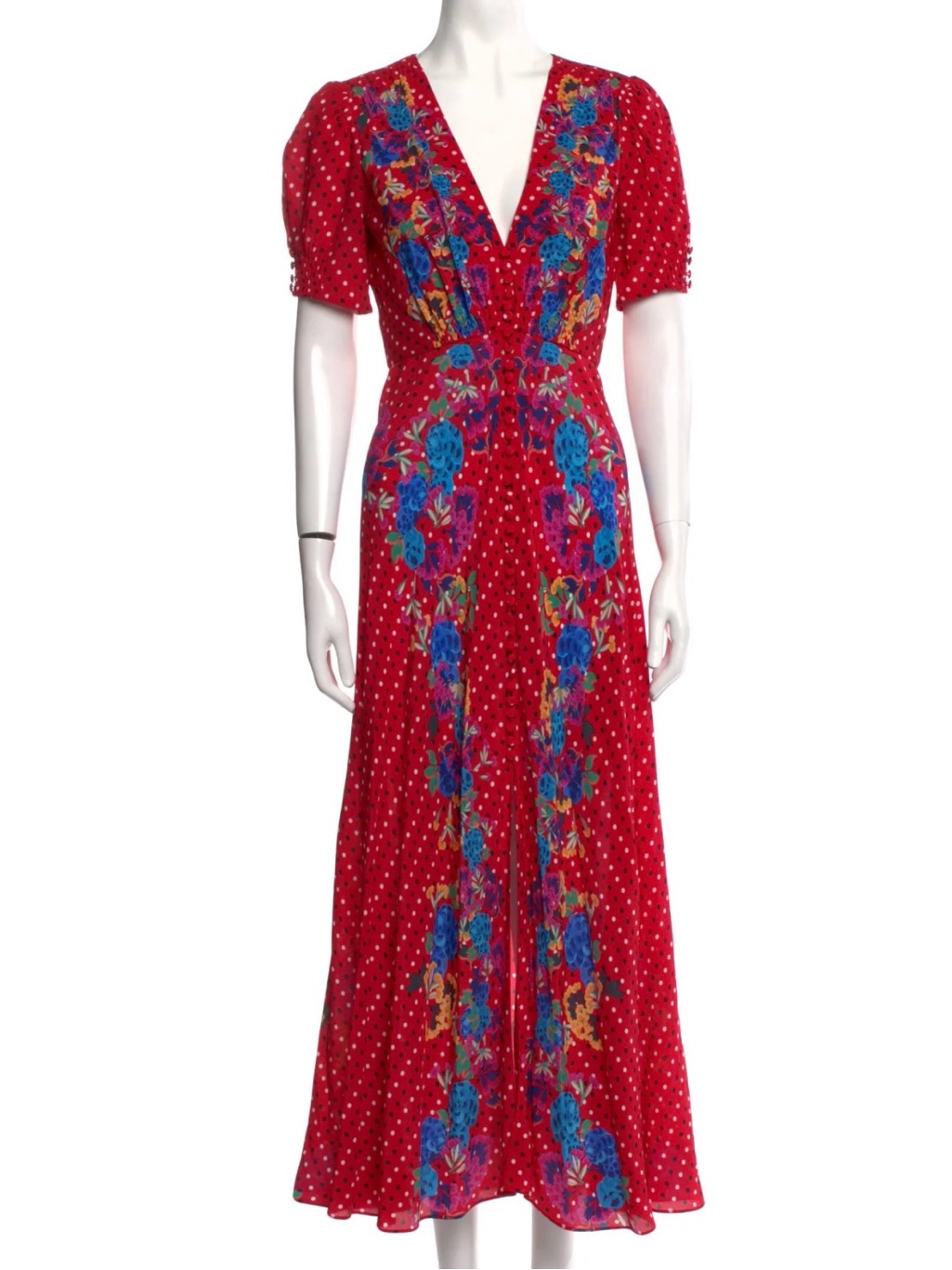 Saloni Lea Long Maxi Dress